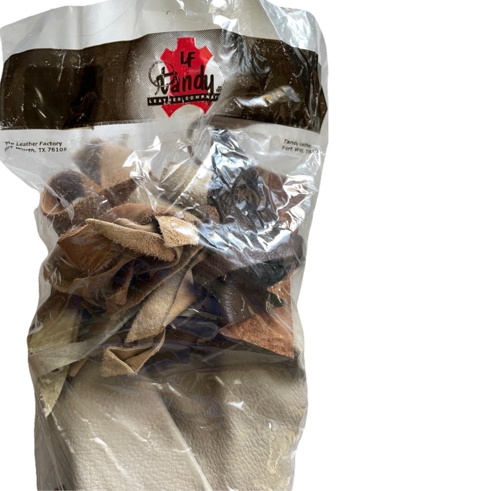 TANDY LEATHER COMPANY Premium CRAFT LEATHER Pieces Large Bag